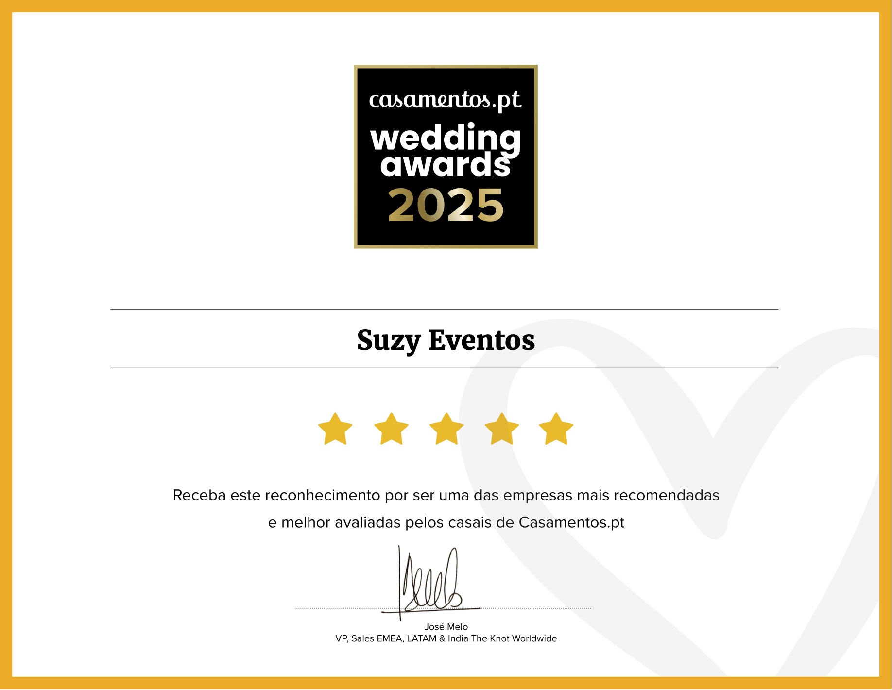 Prémio Wedding Awards 2025